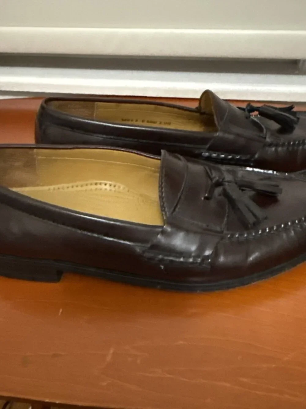 Cole Haan Tassel Casual Pinch Loafers #03507 Size 9 D classic super nice leather